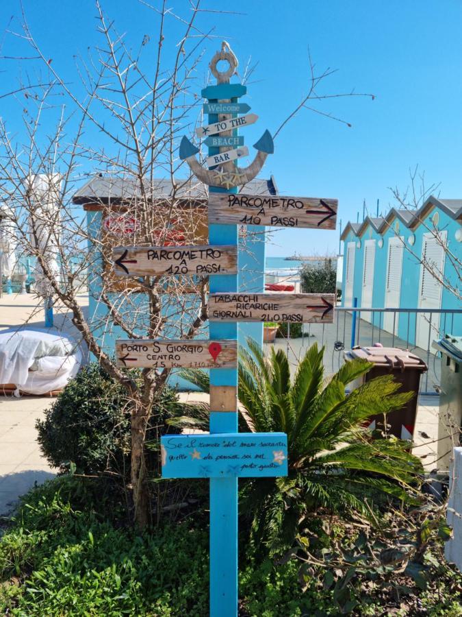 Casa Flan Lägenhet Porto San Giorgio Exteriör bild